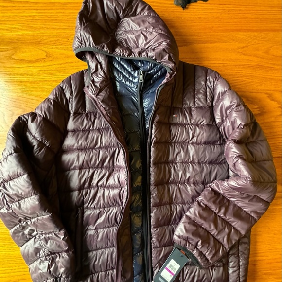 TOMMY Hilfiger NEW Men's Insulated Packable Puffer Jacket with Hood Size: XXL - Picture 8 of 14